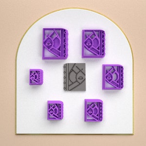 Polymer Clay Cutter *5 Sizes /Book Magic/Digital .STL File * File For Use In A 3D Printer