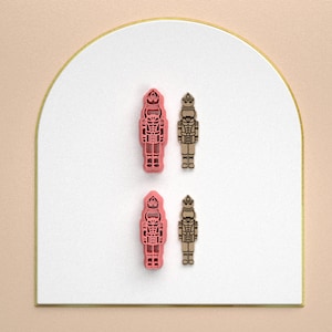 Polymer-Tonschneider zur Herstellung von NUSSKNACKER und 2 Schnittversionen/Digitale .STL-Datei * Datei zur Verwendung in einem 3D-Drucker