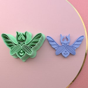Polymer Clay Cutter *1 Sizes /star beetle/Digital .STL File * File For Use In A 3D Printer