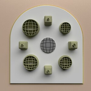 Flash of Light and Disco Ball-Cutter and Stamp/Digital .STL File * File For Use In A 3D Printer