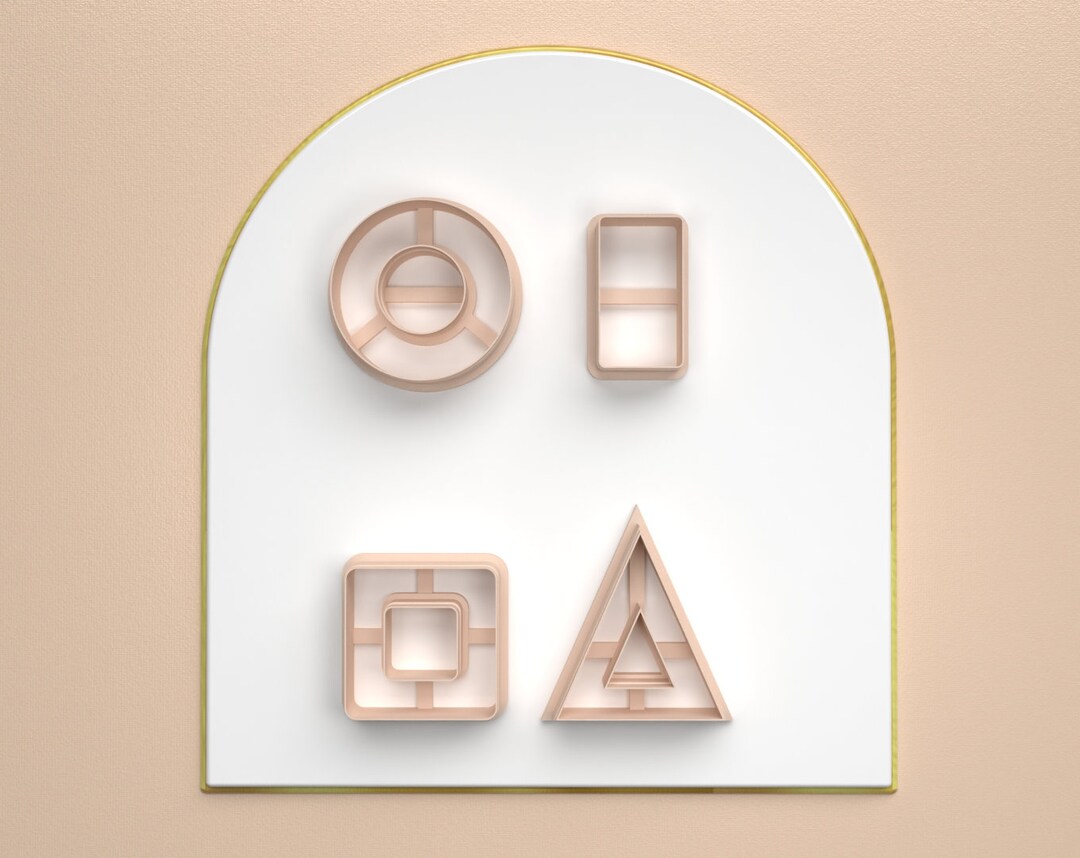 Basic Shapes Stl Geometric Shapes Clay Cutter/digital .STL File * File for Use in A 3D ...