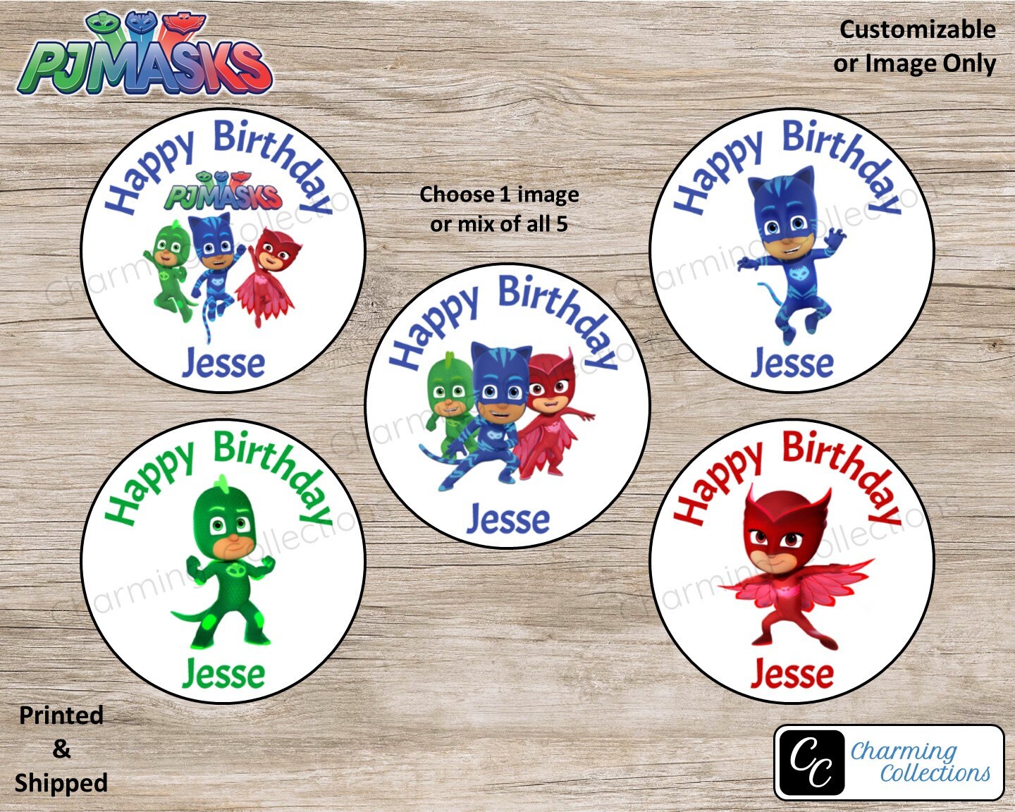 pj masks party bags etsy