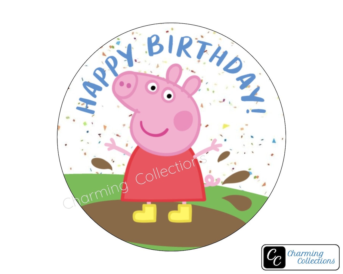 Happy Birthday Peppa Pig Printable