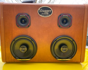 Vintage Bluetooth suitcase stereo