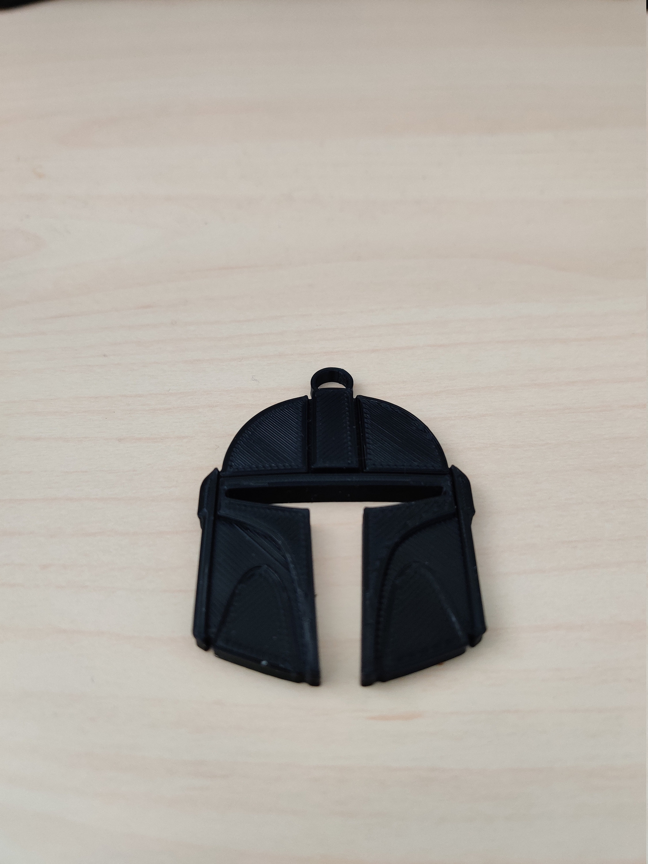 The Mandalorian Helmet Keychain 3D Printed Etsy UK