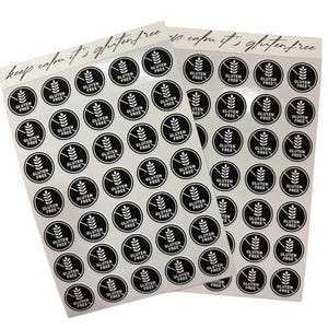 Glutenvrije etiketten (verpakking van 35)
