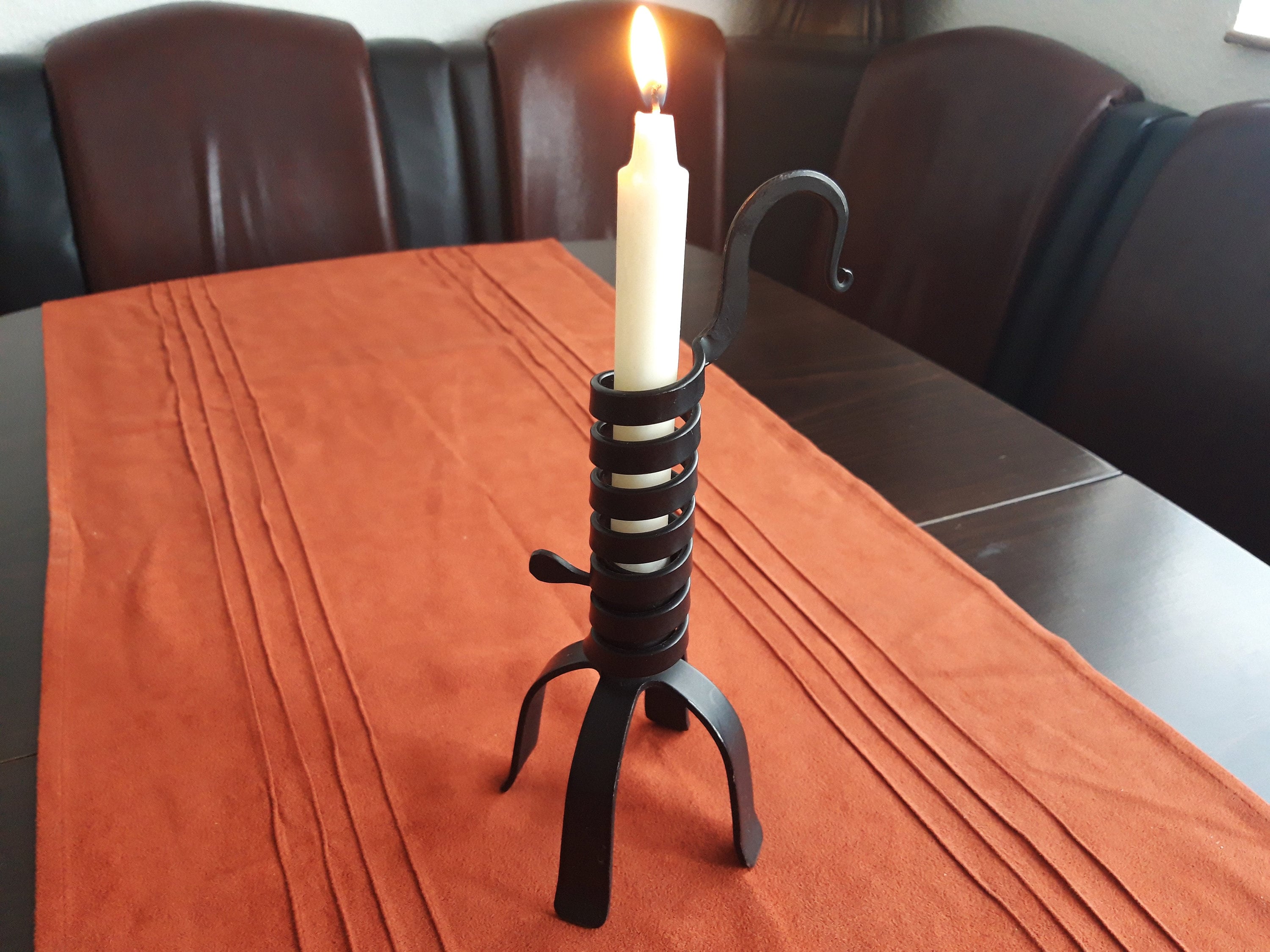 Candelabros De Mesa De Hierro Forjado Niceai Candelabros Para Velas