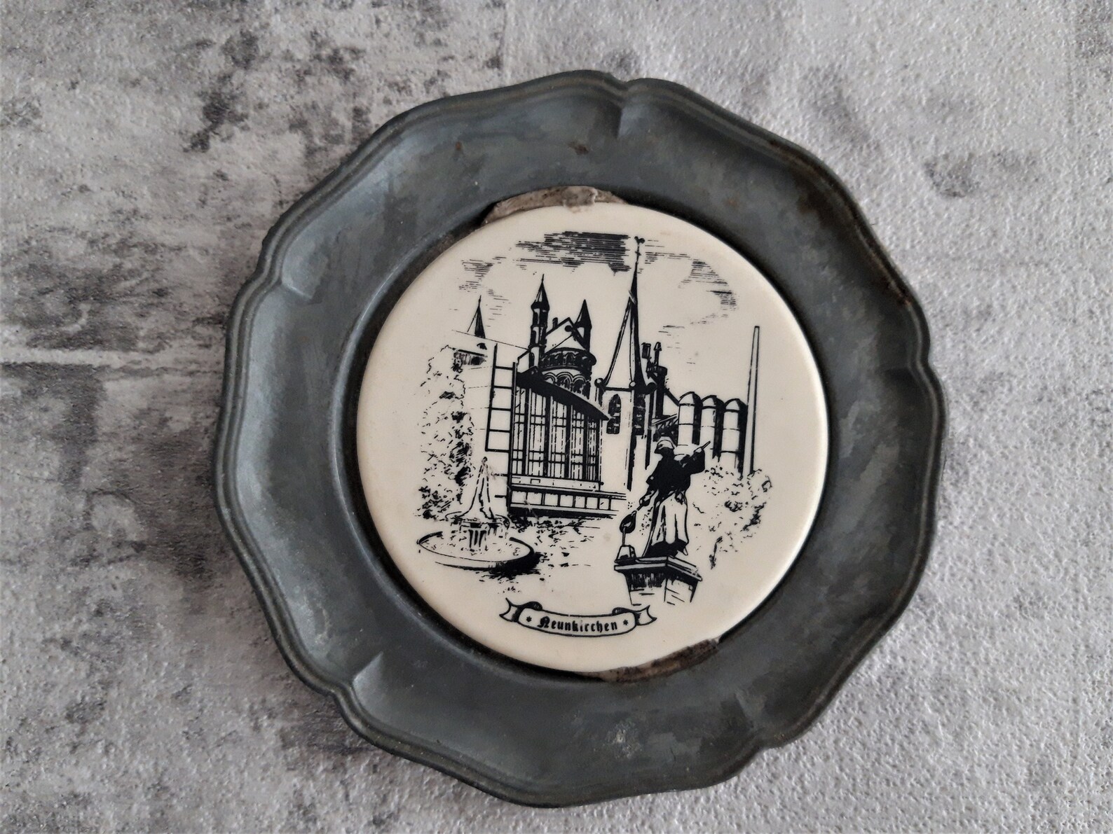 Set of lead box plates 4 lead wall plates set of German Etsy