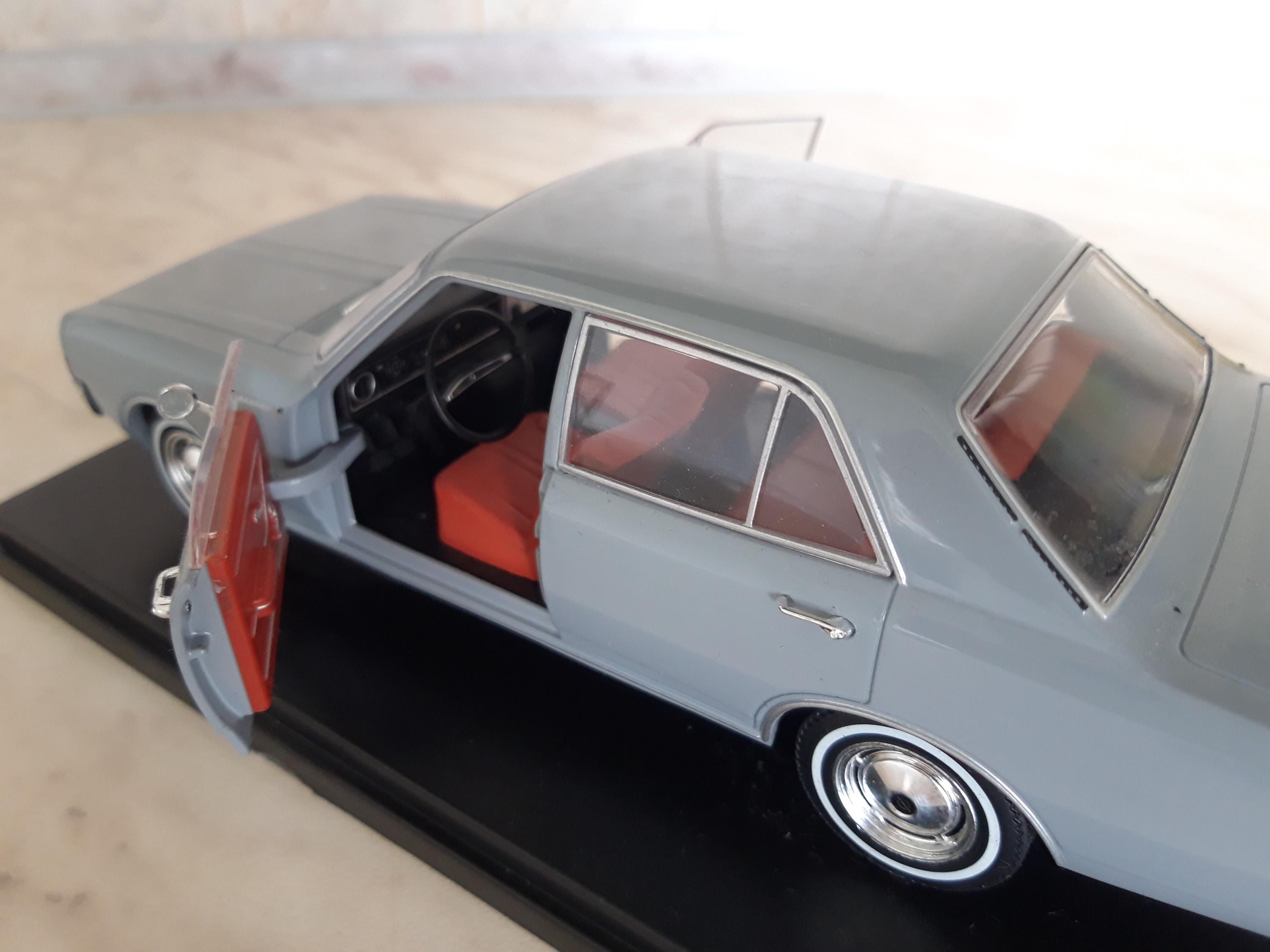 Opel Rekord 1900 L 1967 German Gray Color Car Replica