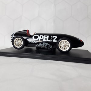 Rare Black Opel RAK 2 1928 ,1:24 Diecast Metal Model Car,German Replica Car,Collectible Gift