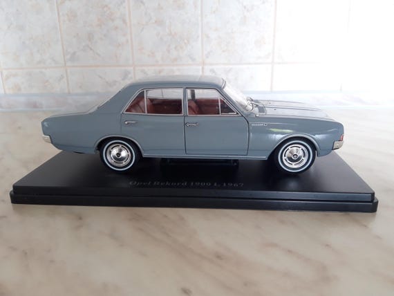 Opel Rekord 1900 L 1967 German Gray Color Car Replica Collector
