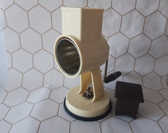 Vintage German Cheese Grater: Manual Nut Grinder, Kitchen Decor