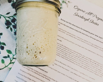 FRESH Organic Live Sourdough Starter