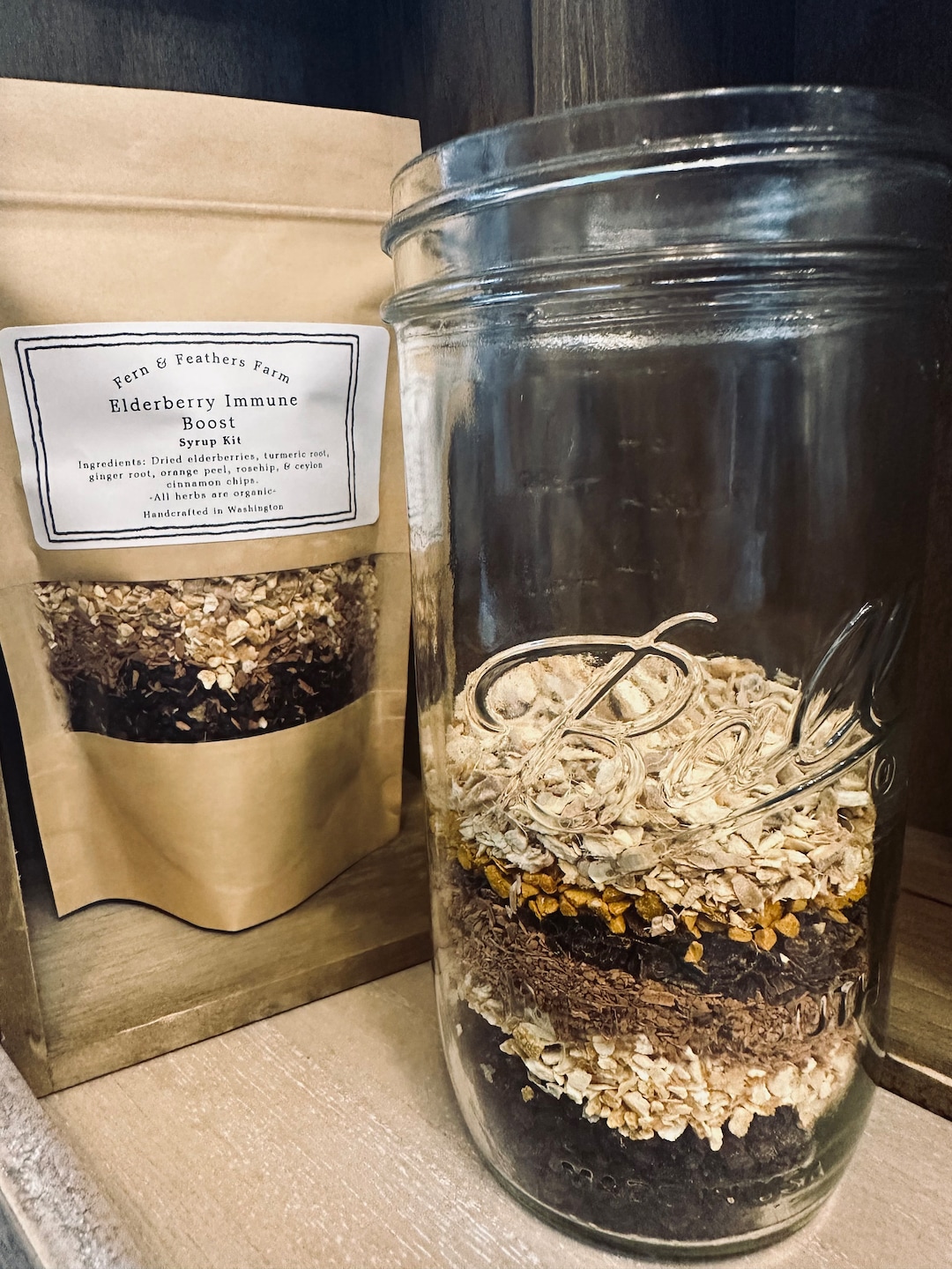 Organic Elderberry Syrup Kit Blend Etsy