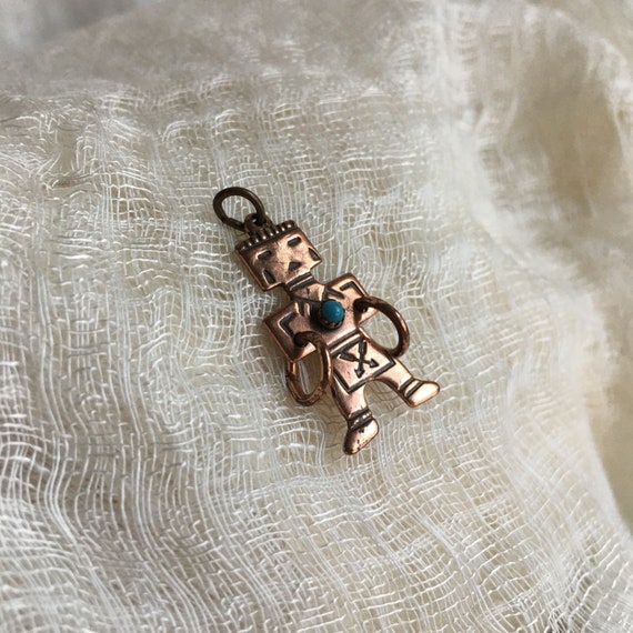 Native American Jewelry Rare Dancing Kachina Turquoise Vintage Navajo Sterling Silver Sharm Necklace Old Native American Jewelry Rare Dancing Kachina Turquoise Vintage Navajo Sterling Silver Sharm Necklace Old