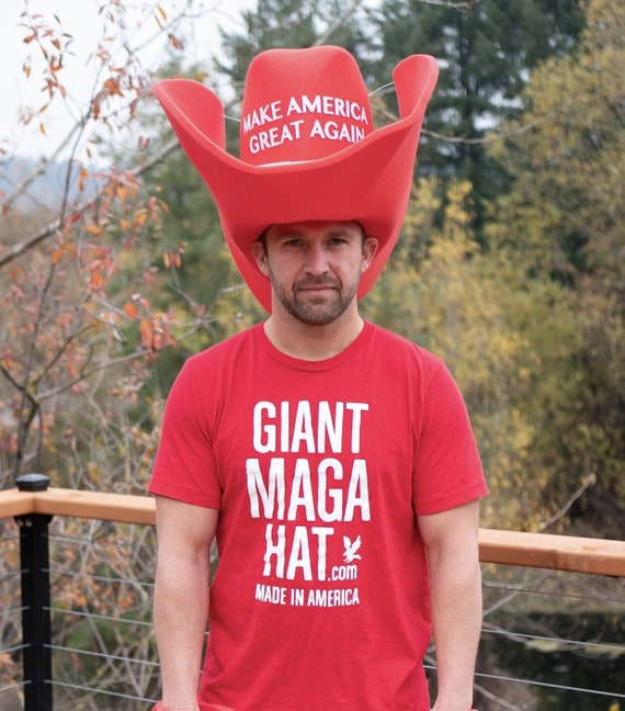 Giant Cowboy make America Great Again Hat 