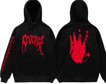 revenge hoodie red