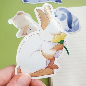 Little Bunnies Sticker Pack Flower