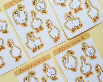 Silly Gooses Sticker Sheet