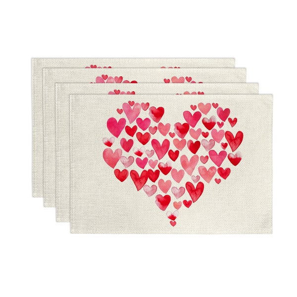 Valentine Placemats Etsy