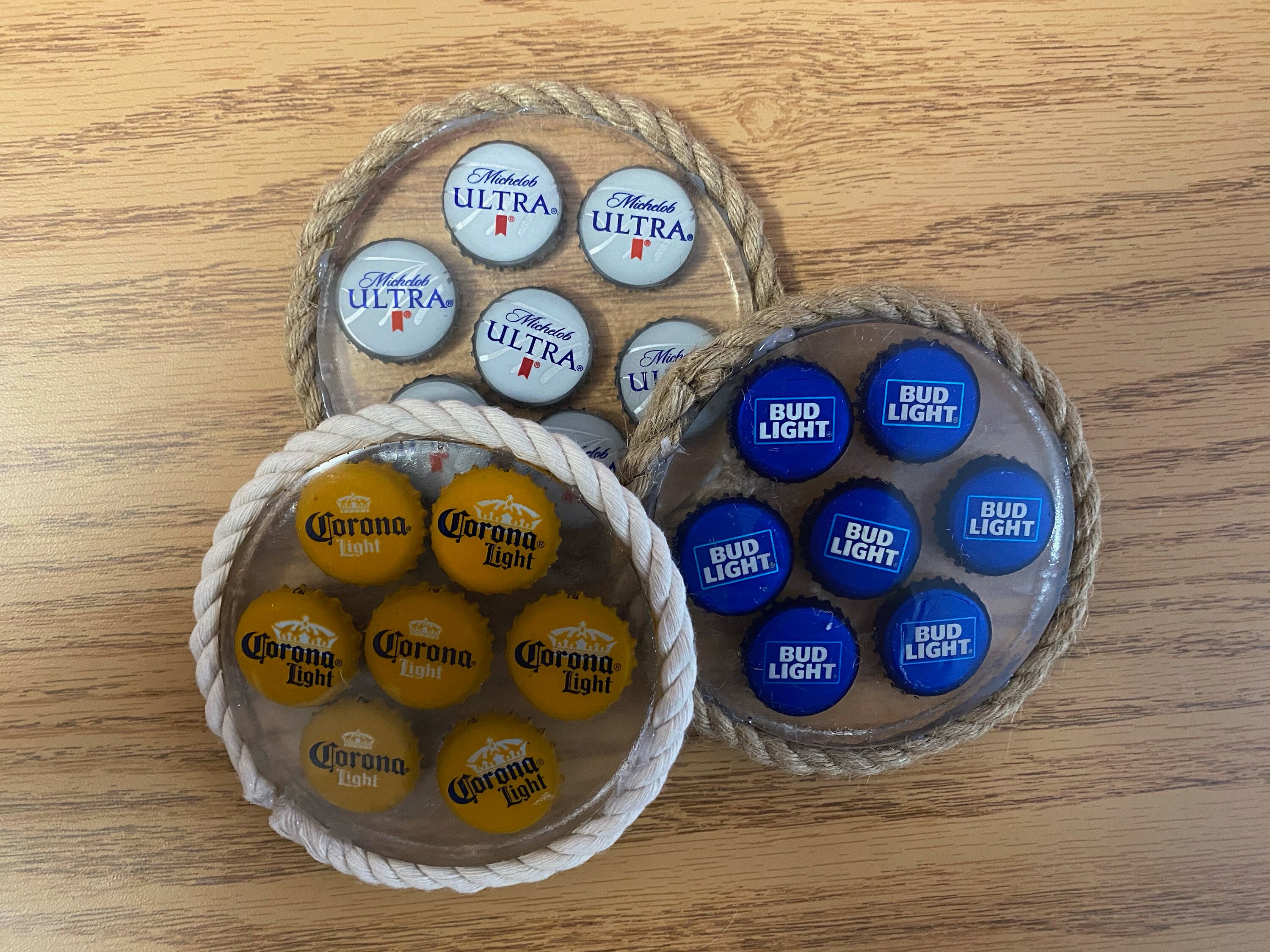 Bottle Cap Coasters Etsy