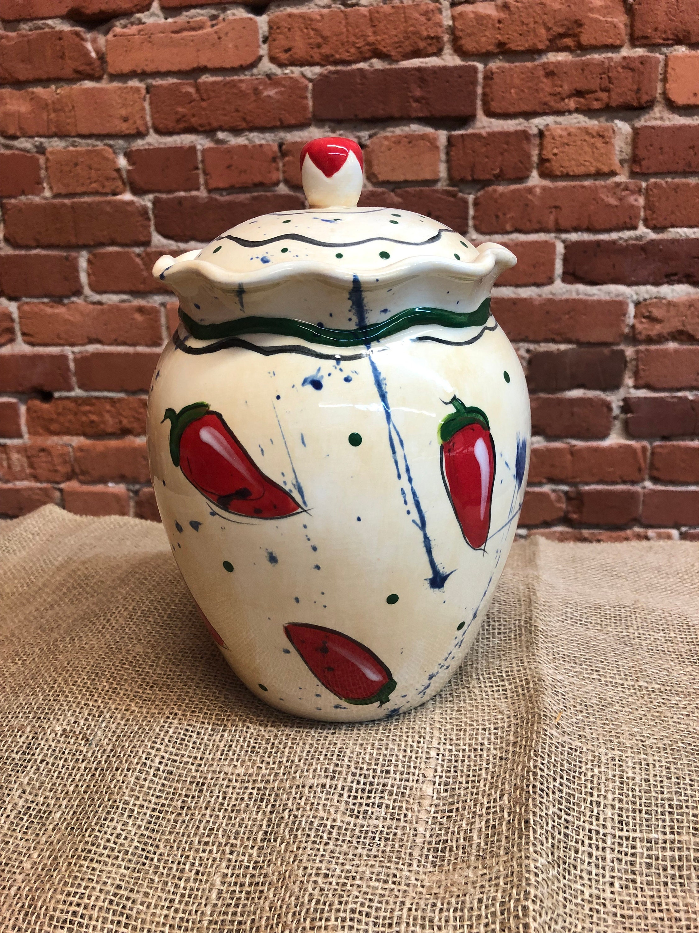 Pepper Cookie Jar Etsy