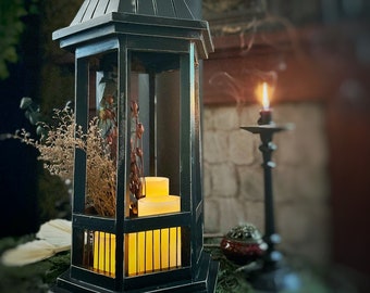 Gothic Candle Gazebo, Candle Home Decor, Plant Holder, Dark Academia, Bird Feeder Cage