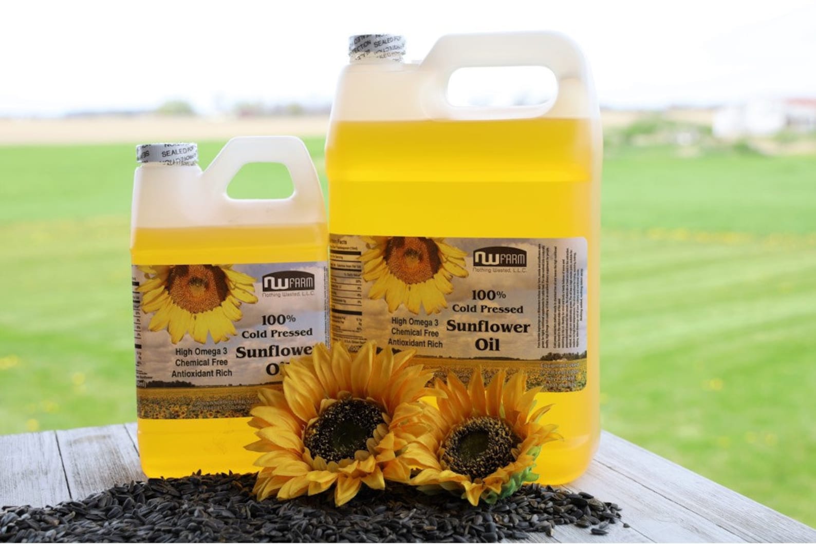 Whole Sunflower Seed Oil 100 Natural Cold Pressed & Etsy