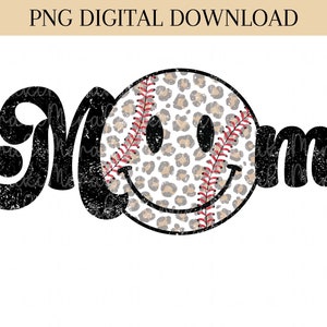 Baseball Mom PNG Image,Mama Png, Mom Png, Mothers Day,Sports Mom Png, Retro Baseball Mom, Sublimation Design, Digital Download, Baseball Png