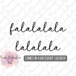 Falala Png, Falalalala Lalalala Png, Sublimation Png, Frohe Weihnachten Png, Weihnachten Shirt Png, Minimalistische Weihnachten Png, Urlaub Png