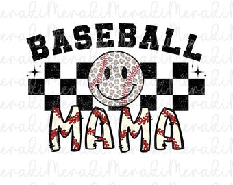 Honkbal Mama PNG afbeelding, Mama Png, moeder Png, Moederdag, Mama Png, Retro honkbal moeder, sublimatie ontwerp, digitale download, honkbal Png