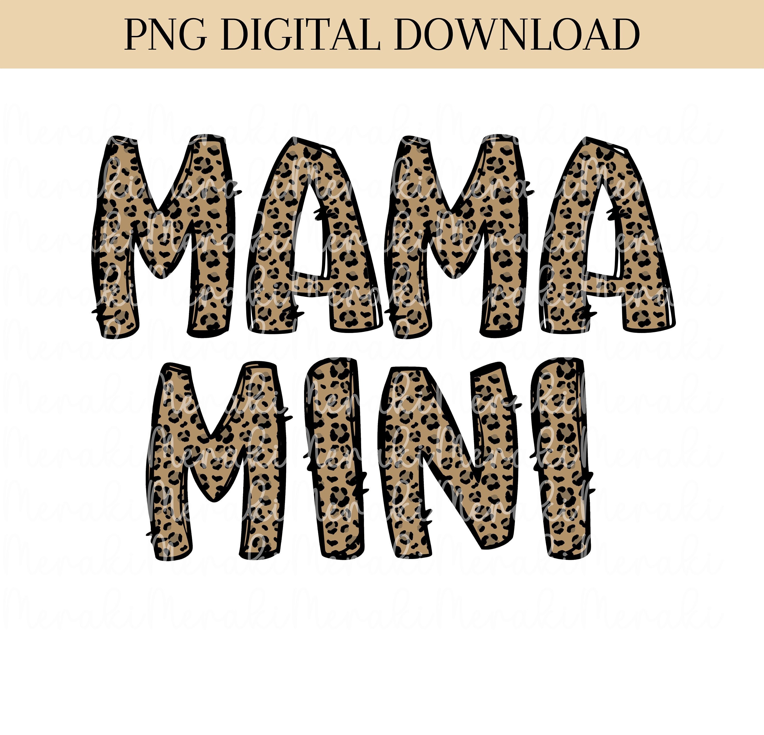 Mama Mini Png Bundle, Mama and Mini Png, Mama Leopard Png, Mini Leopard ...