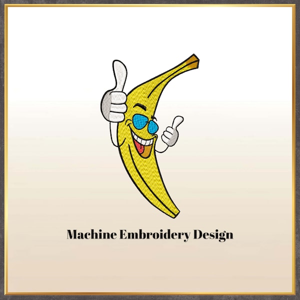 banana embroidery design,cool embroidery designs,personalisierte stickerei, embroidery files designer