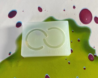 Small hoops silicone earring mould