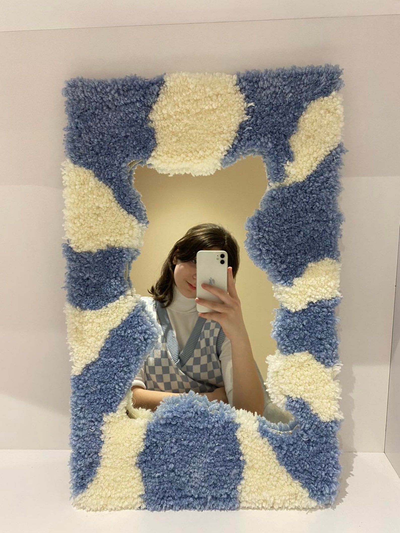 Handmade Rug Mirror Tufted Tuftinggun Tufting Rug Tufting Etsy