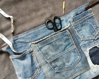 Recycled Half Denim Apron