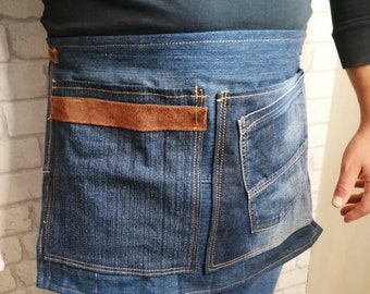 Recycled Half Denim Apron