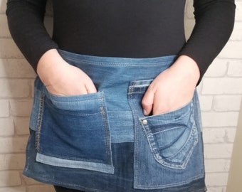Recycled Half Denim Apron