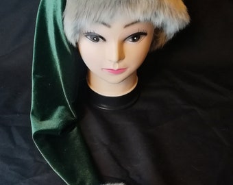Luxury Green Santa Hat