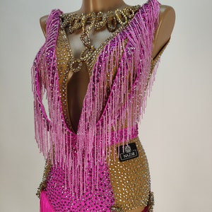 Rhythm & Latin Dress. Ballroom Dance Dress for Standard. Custom Made