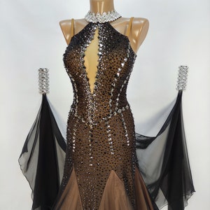 Standard Ballroom Dress Couture Design. Custom Made