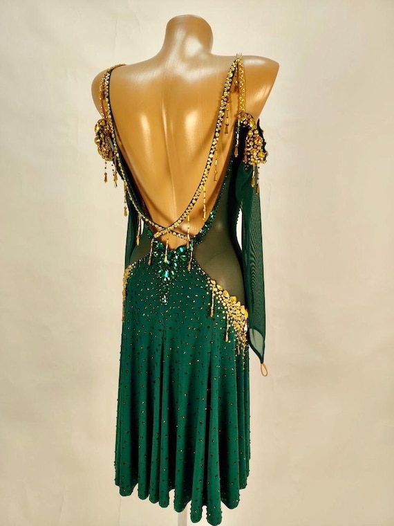 slim fit dress slacks Misshow Exquisite Emerald Green Quinceanera Dress Off-Shoulder Gold La –  misshow.com main image 0