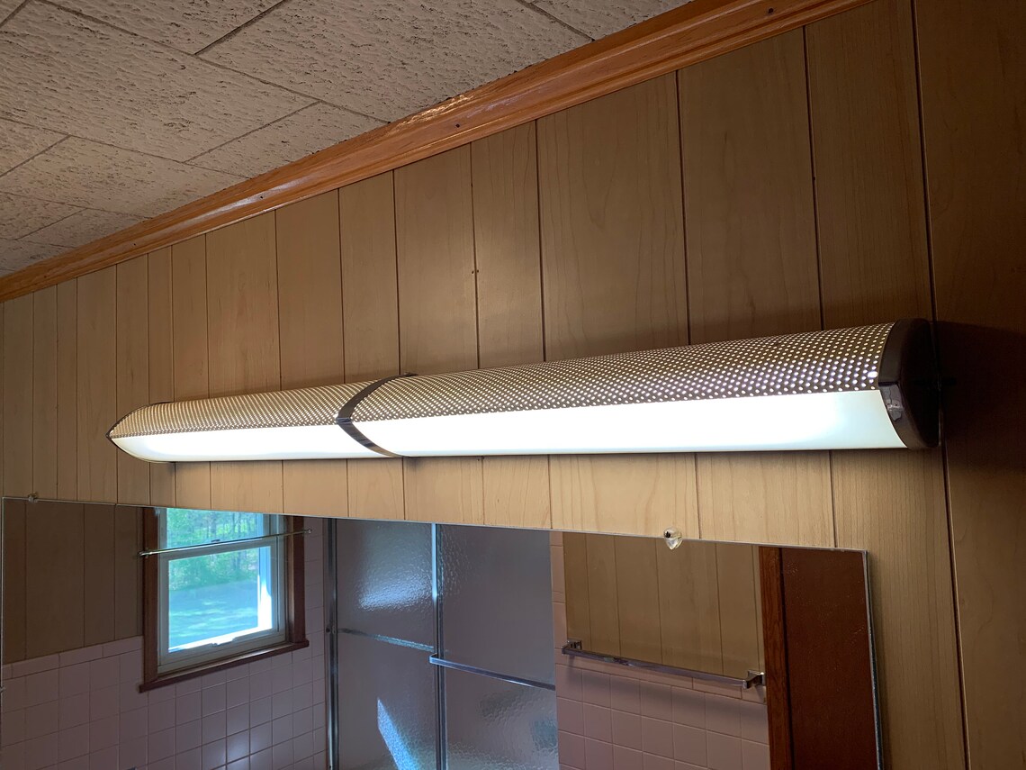 Vintage Bathroom Light Fixture Etsy