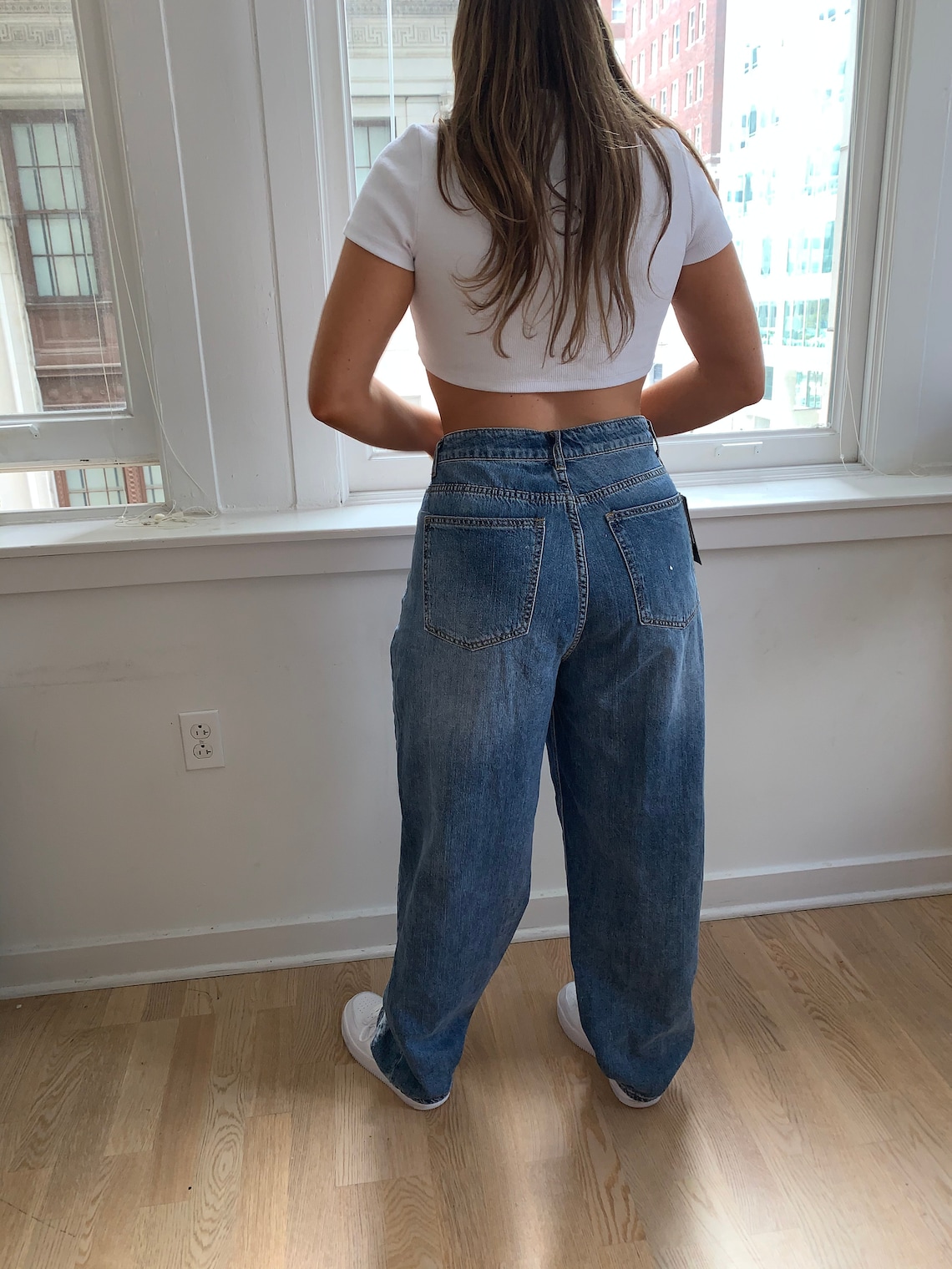 Pink Drip Baggy Jeans Etsy