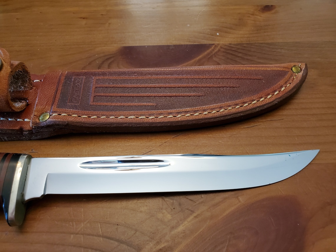 CASE XX 19401965 Slim Hunting, Fixed Blade With Sheath. Mint Condition
