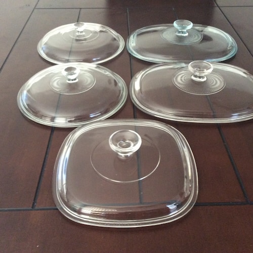 Vntg Pyrex Lids Glass Various Types Free Shipping Etsy