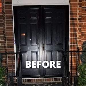 Mediterranean Carved Black Door, Decorative Old Fashion Panel Front Door, Hand Carved Wooden Panel Door, Moroccan Door Design, Hanging Door.