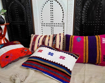 Pack Of 3 Unique Handmade Wool Cushion Covers Only For 160 USD, Free and Express Shipping with FedEx.