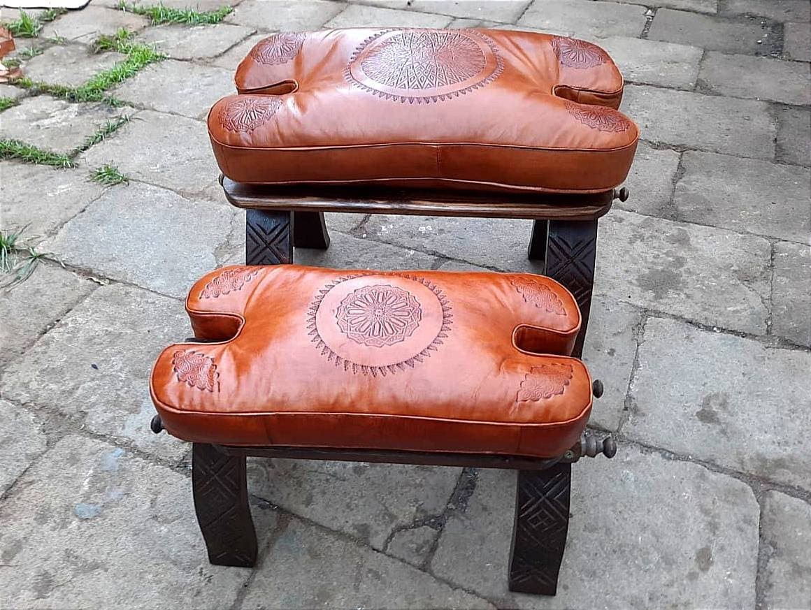 Camel saddle stool cushion sale