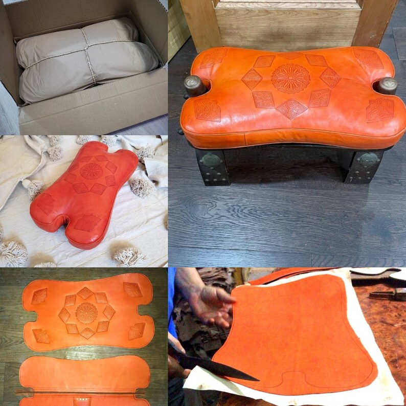 Customized Leather Cushion Replacement Pad for Camel Saddle Etsy